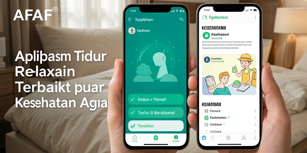 Antarmuka AFAF yang sederhana dan fungsional dalam membantu relaksasi.