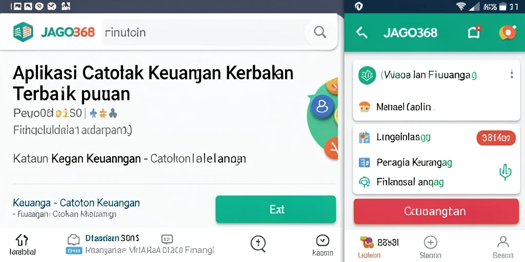 Tampilan antarmuka JAGO368 yang sederhana dan informatif.