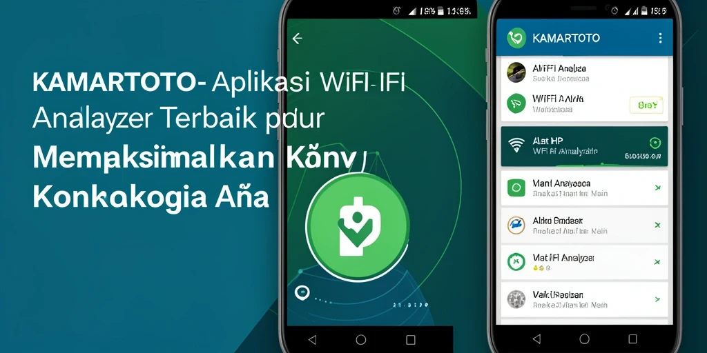 Antarmuka KAMARTOTO menampilkan analisis jaringan WiFi yang mendetail.