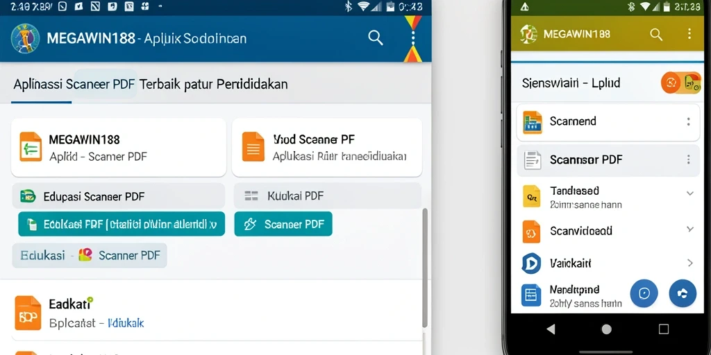 Tampilan interface aplikasi MEGAWIN188 yang user-friendly dan fungsional.