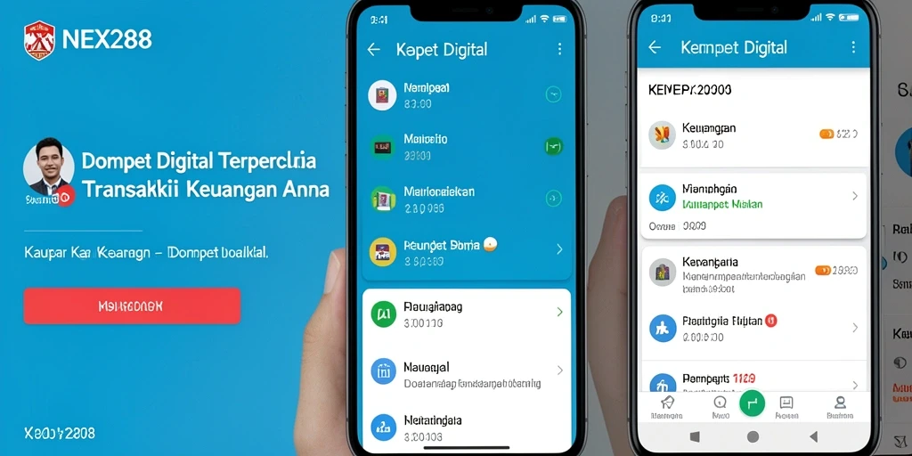 Tampilan antarmuka NEX288 yang bersih dan mudah digunakan.