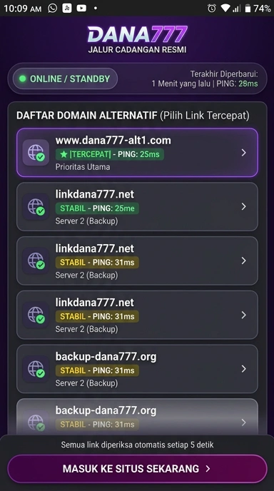 Halaman Link Alternatif dana777 untuk Akses Mudah